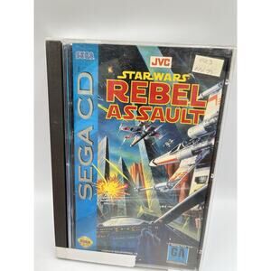 Star Wars: Rebel Assault (Sega CD, 1993) Complete with Manual